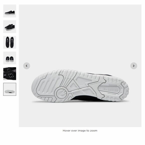 New Balance - Men's Sneakers in 550 (Black) - Picture 5 of 6